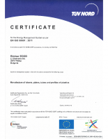 Certificate EN ISO 50001_2011